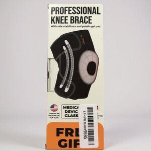 Dr. Brace Professional Knee Brace With Stabilizers & Gel Pad For Support Flexibi